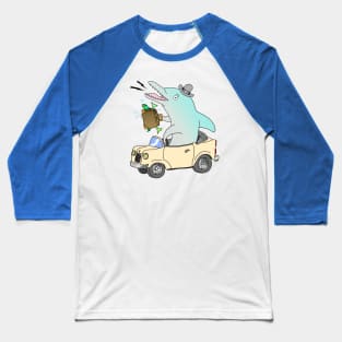 Dolphin Commuter Baseball T-Shirt